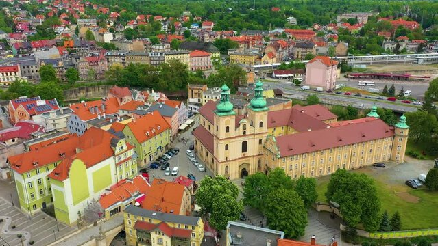 Franciscan Monastery Klodzko Klasztor Aerial View Poland