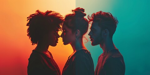 Polyamorous triad involves mutually and openly loving and connecting with multiple partners at the...