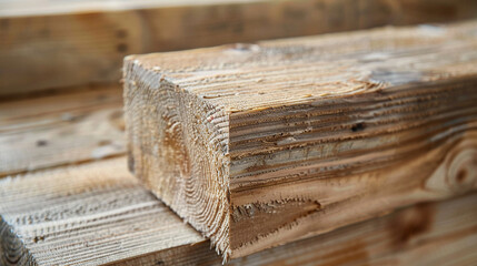 Detailed view of pine timber showcasing intricate wood grain and texture embodying rugged industrial charm