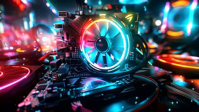 Spectrum Symphony: RGB Computer Fan for Visual Splendor