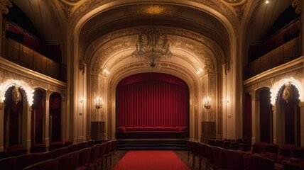 Obraz premium Empty theater hall