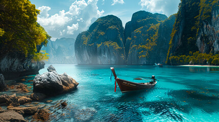 Authentic Thailand: A Captivating Snapshot by a Skilled Photographer - obrazy, fototapety, plakaty