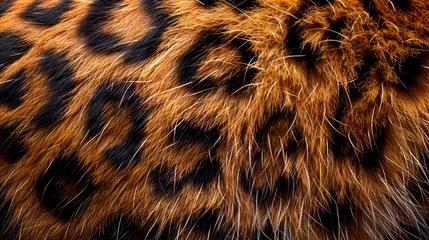 Fototapeten Leopard Luxe: A Stunning Seamless Pattern of Feline Fur Texture in High Definition Photography © Fernando Cortés