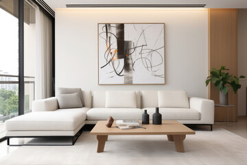 Elegant Modern Living Room Interior Aesthetics