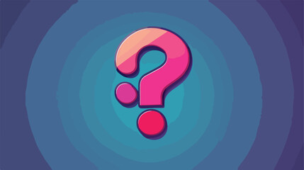Fototapeta na wymiar Question mark ask symbol problem icon. Isolated and