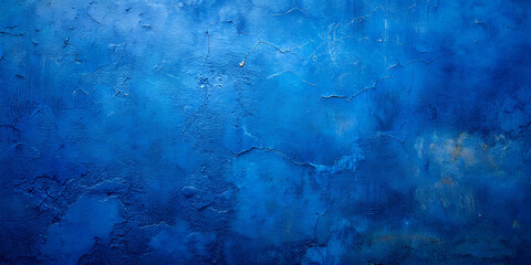 rough blue wall background texturegenerative Ai - obrazy, fototapety, plakaty