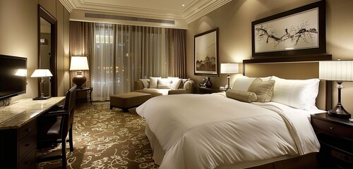 luxury hotel room