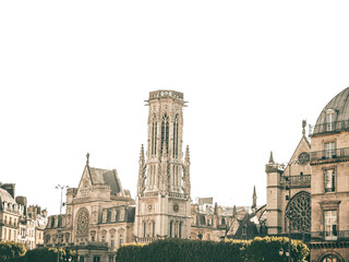 Traditional Cathedral building in Paris, France  - 781912923