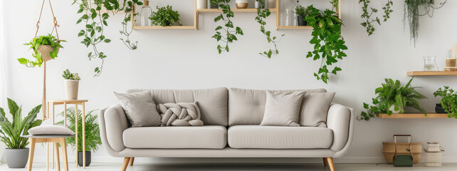 Eco-Friendly Living Room Interior Design