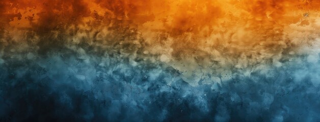 Abstract Gradient Background Resembling Sunset and Ocean - obrazy, fototapety, plakaty