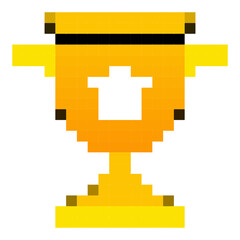 Fototapeta premium doodle cup pixel element design.