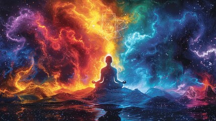 Interstellar Meditation: Inner Peace in the Cosmos