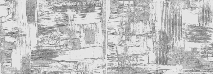 Grungy backgrounds rough paint strokes on canvas, black and white grunge texture