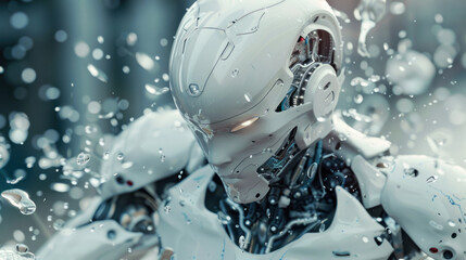 robot advanced technology. In the future, 40 years overtaking, utilizing rear curtain sync for dynamic motion effect.