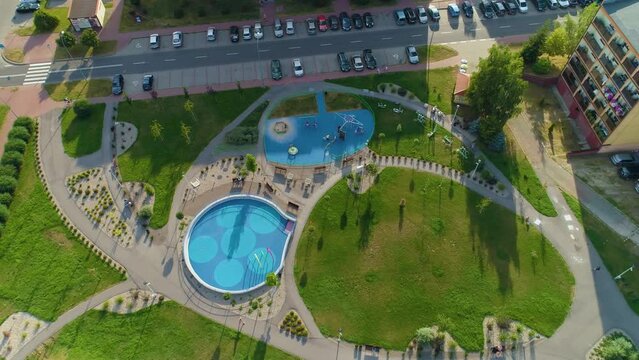 Playground Osiedle Jagiellonskie Biala Podlaska Plac Zabaw Aerial View Poland