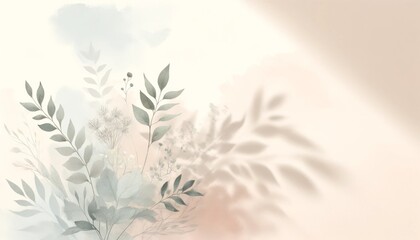 Abstract pastel minimalist watercolor background.