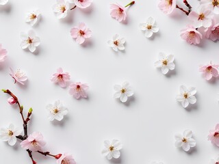 Cherry Blossoms Bloom Mockup for Spring Designs