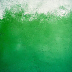 Zielone tło grunge. Odrapana ściana, stara farba. Abstrakcyjny wzór, puste miejsce, przestrzeń - obrazy, fototapety, plakaty