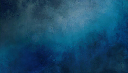 Niebieskie tło grunge. Odrapana ściana, stara farba. Abstrakcyjny wzór, puste miejsce - obrazy, fototapety, plakaty