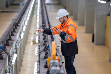 Rail engineer check and optimize overall infrastructure for energy efficient, green operations.