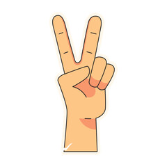 Peace Sticker Illustration