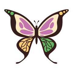 Retro Butterfly Illustration