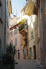 Fototapeta na wymiar Villefranche-sur-Mer, a village at the French Riviera 