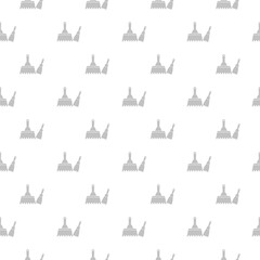 Putty knife icon isolated seamless pattern on white background
