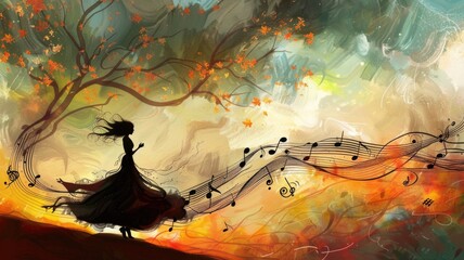 dream where a person tunes discordant musical notes into harmony, symbolizing the resolution of differences