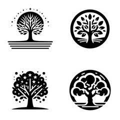 Tree icon set-21