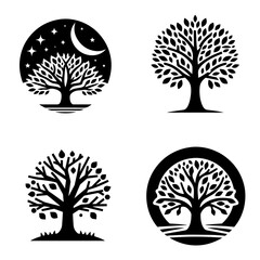 Tree icon set-05