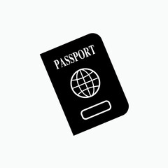 Passport Icon. Citizen Document Symbols. Personal Identification Sign - Vector.