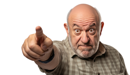 Engineer portrait  isolated on transparent and white background.PNG image.	