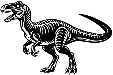 Fototapeta na wymiar tyrannosaurus rex dinosaur vector