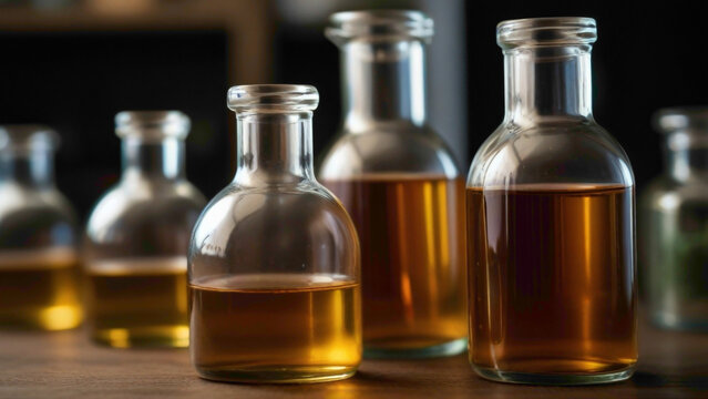 chemist equipments 
chemical bottles