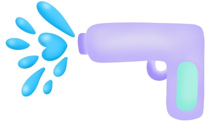 Water pistol on Songkran Day