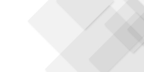 Fototapeta premium Geometric white abstract square shape banner background. Digital futuristic technology concept geometric line vector background. Design for banner, poster, template, cover, technology background. 