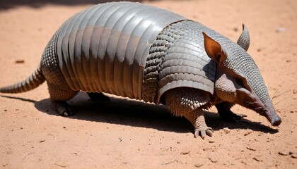 An-Armadillo-With-Its-Scales-Scraping-Against-The- 2