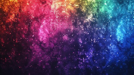 Dynamic Rainbow Spray: Bright and Energetic Color Gradient