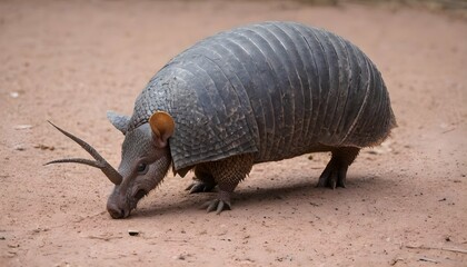 An-Armadillo-With-Its-Scales-Scraping-Against-The-
