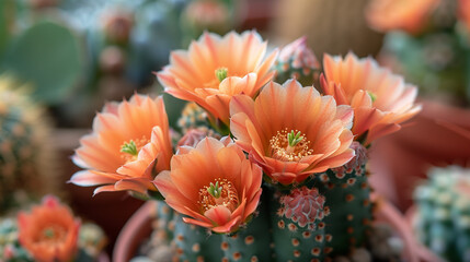 cactus flowers blooming