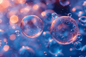 Dynamic bubble background for design projects.