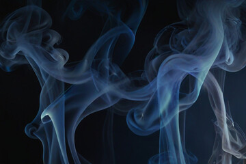 Fototapeta premium Gray & Dark blue smoke background Design