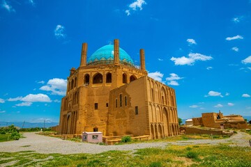 Beautiful shot of the Dome of Soltanieh in Zanjan, Iran