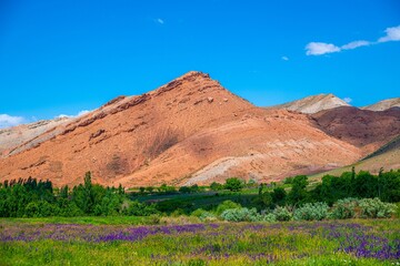 Beautiful shot of the Aladaglar Mountains in Zanjan, Iran