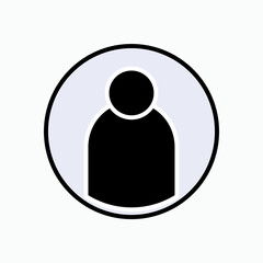 Account  Icon. Contacs Symbol - Vector.    Account Icon. Log In, Access. Contacts, Member Symbol - Vector.
