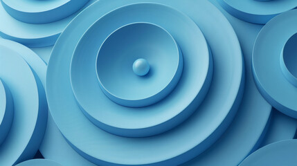 blue color Minimal background for branding and product presentation. subtle circular geometric pattern " ai generated "