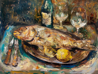 kitchen print design. Artwork for kitchen or dining room