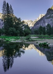 Fototapeta na wymiar Sunset in Yosemite Valley