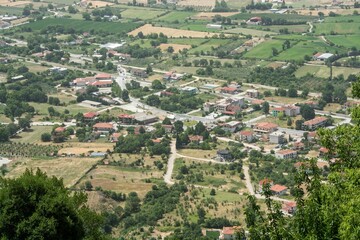 An amazing view of Kalabaka in Greece.
